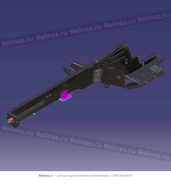 Лонжерон задний правый - J68-5***00-DY