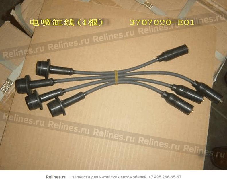 High voltage resistance cable(Delphi 4) - 3707***E01