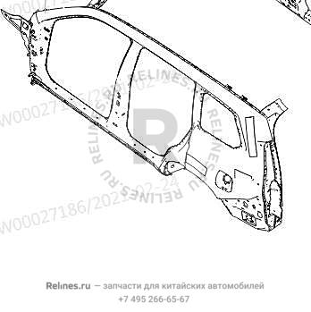 Панель кузова боковая правая - 54010***V64A