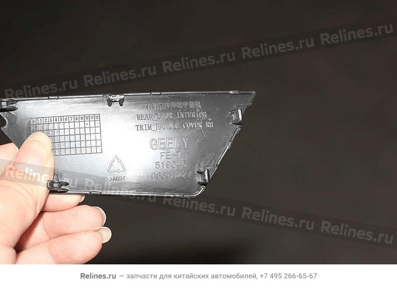 RR door innerior handle plate