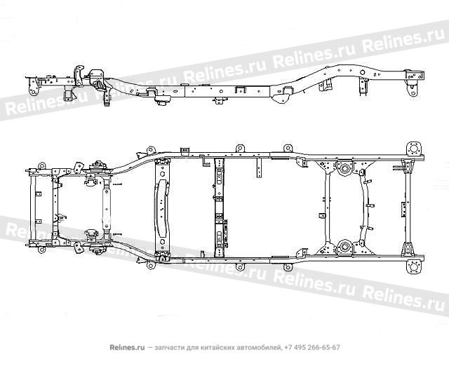 Frame weldment assy