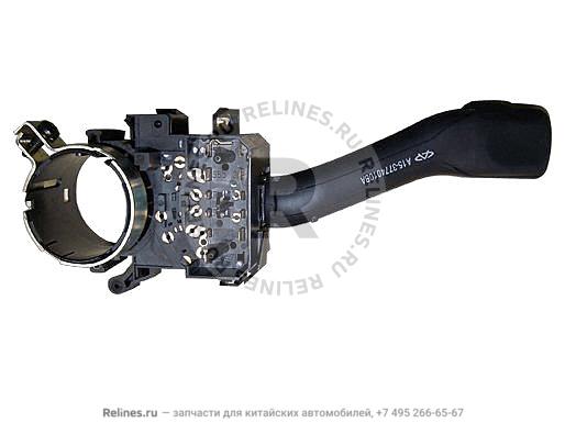 Switch-steering and headlamp