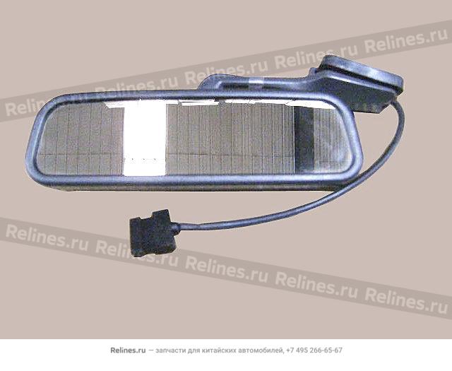 INR RR view mirror assy(gray) - 820110***1-1214