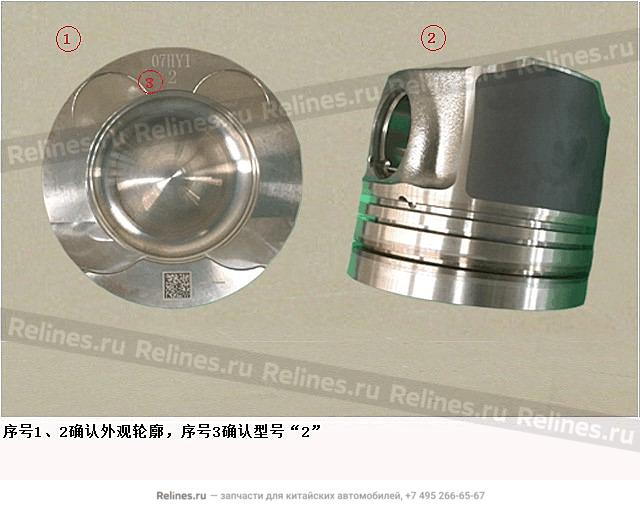 Piston kit - 100440***01-2-2