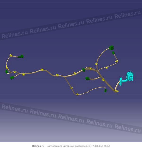 Wiring harness-fr door LH