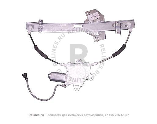 Механизм стеклоподъемника правый