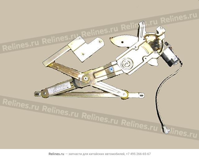 Glass regulater assy-fr door LH - 6104***A05