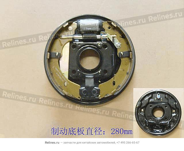 Rear brake assembly,RH