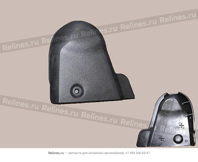 Side panel-rr seat RH(black) - 705201***0-0804