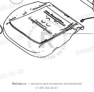 Спинка пассажирского сидения - 690355***01A8P