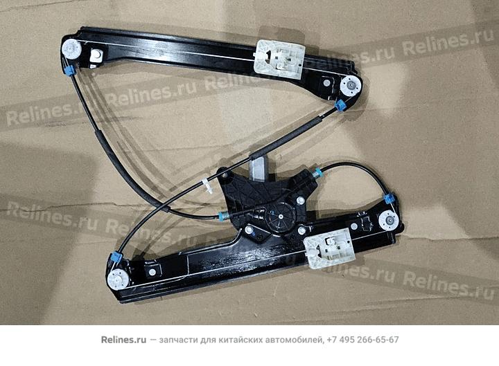 Трапеция стеклоподъемника передней левой двери в сборе с мотором