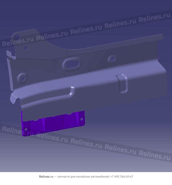 FR connecting plate-rr carling RH - J69-5***20-DY