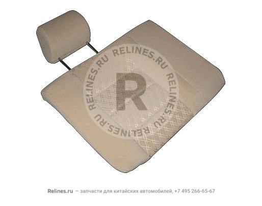 Backrest cushion assy-rr row RH