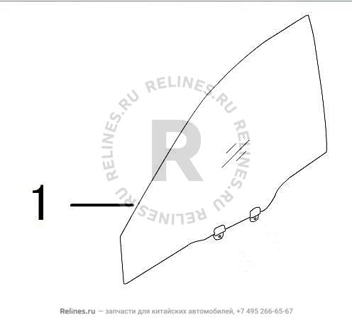 FR door glass assy RH - 61032***Y00A