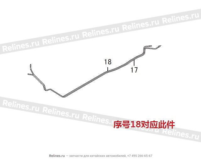 Desorption pipe