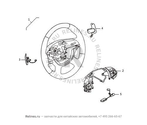 Руль в сборе - 340250***09A86