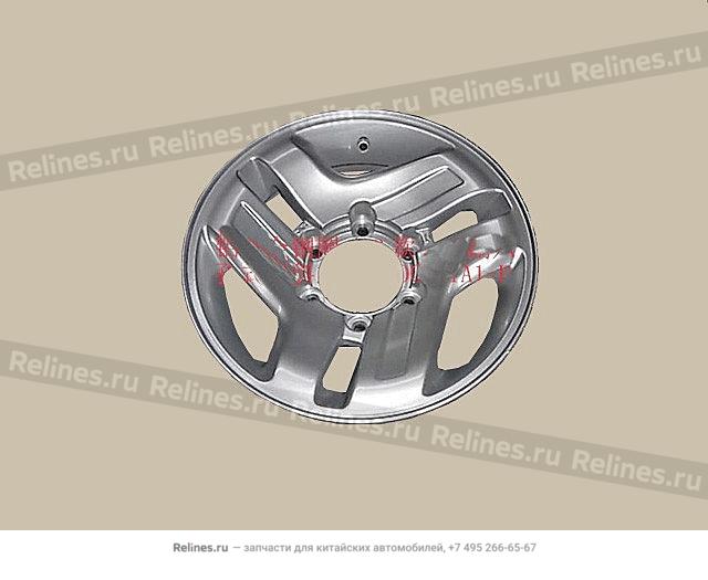 Диск колеса 4/4 (r15х7j) (6 толстых спиц) - 3101***f03