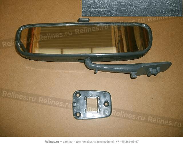 INR RR view mirror assy(gray) - 820110***4-1214