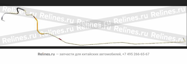 Топливопровод длинный под полом