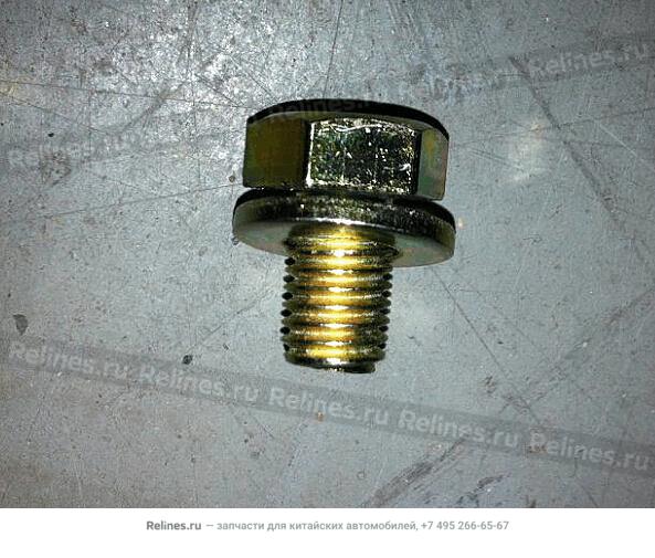 Hexagon head bolt & spring washer assy. - JQ1***12