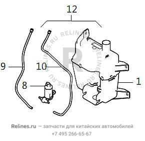 Washer reservior,FR windshield - 52071***Y00B