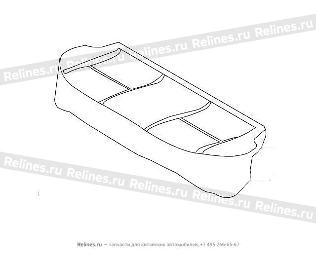 Cushion assy-rr seat - 705020***7XACR