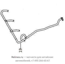 Fue return hose sub assy