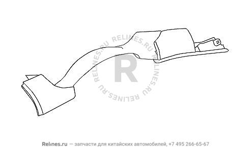 Trim plate assy,lh-inst panel - 53067***V64A