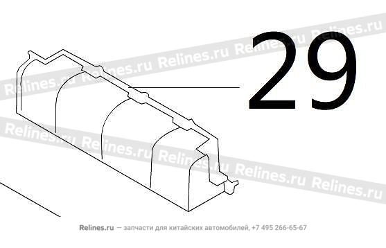 FR compensation damper comb - 81001***V08A