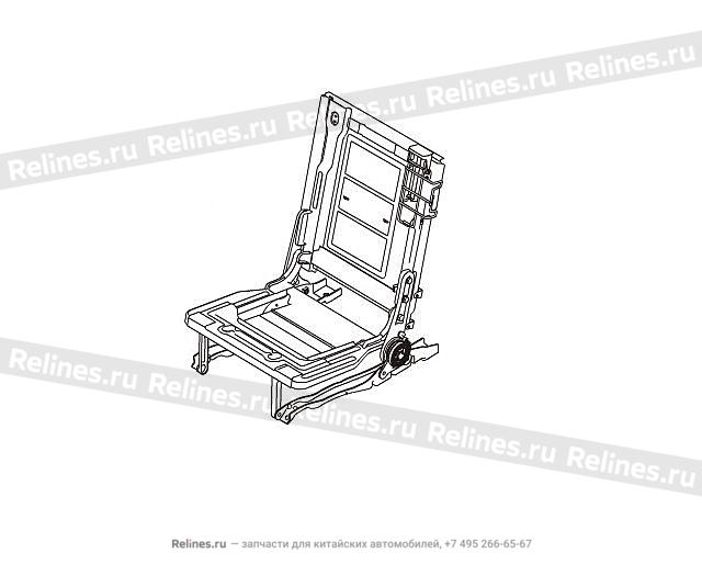 RR seat frame assy,LH - 70511***V08A