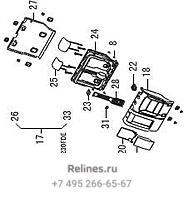 Mid seat assy LH - 700030***09A86