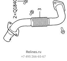 Outtake corrugated hose assy-egr