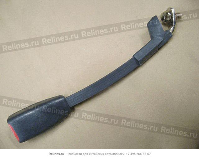 Buckle assy front seat belt RH