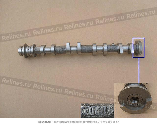 Air intake camshaft assy