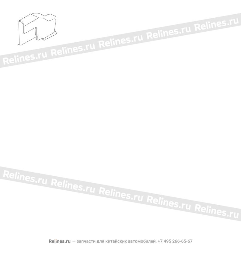 Connector-engine room mid seal strip RH - 55323***W09A