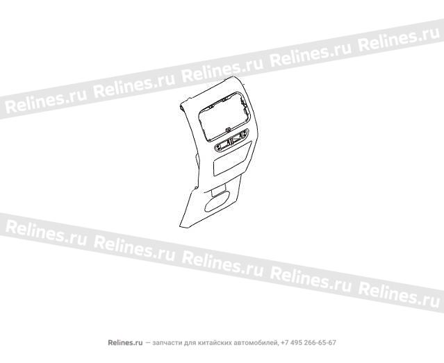 Панель задняя центральной консоли