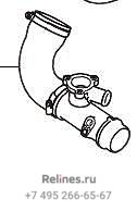 Патрубок интеркулера выпускной