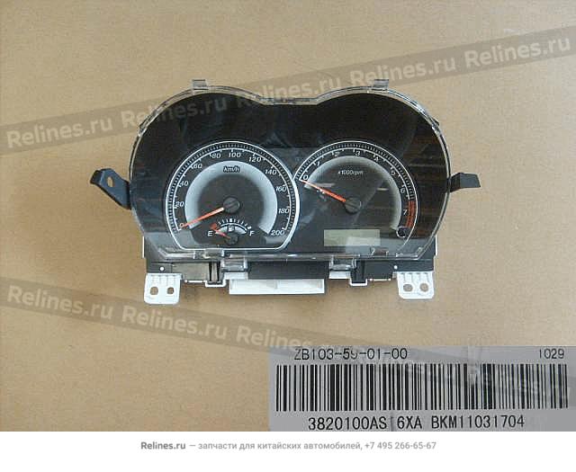 Combination inst panel assy - 38201***16XA