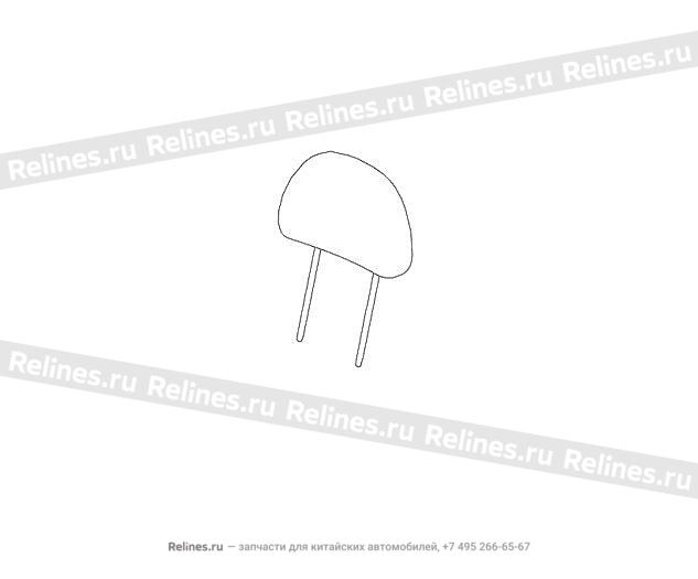 Подголовник водителя - 680810***0YA8P