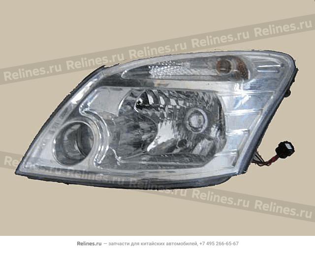 Combination headlamp assy LH(w/grain)