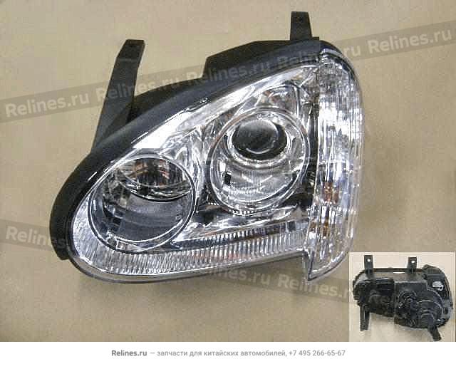 Combination headlamp assy LH - 4121***P03