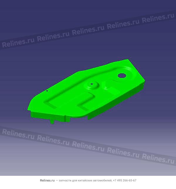 Пластина фиксирующая пол задний правая T18/T1A/T1D