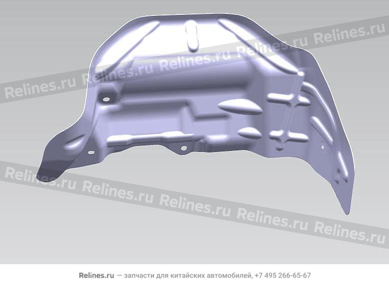 Экран теплозащитный рулевой рейки