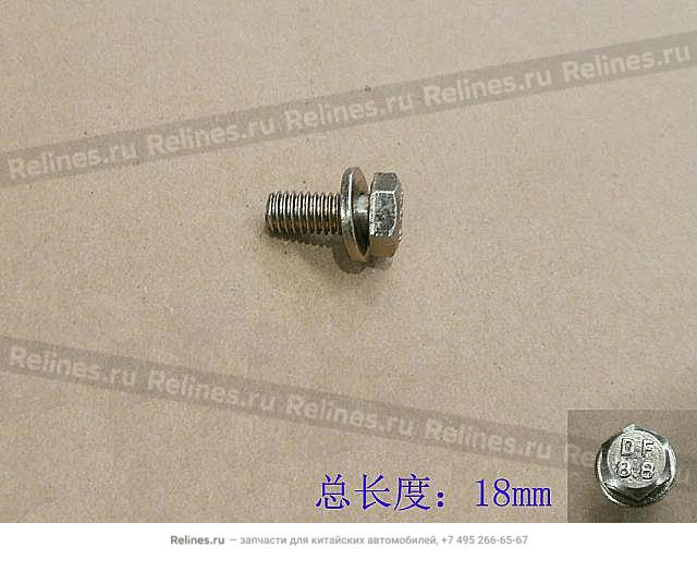 Combined hex end bolt&flat end washer - 1802***02TF