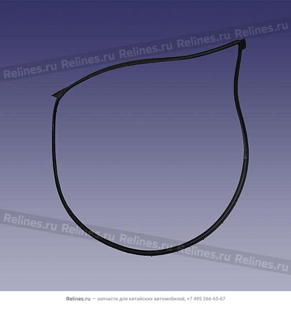 Уплотнитель стекла внутренний передней правой двери - J68-***120