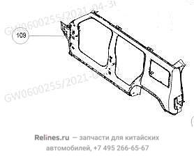 Панель кузова боковая правая
