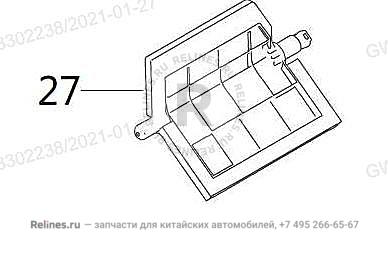 RR blowing face damper kit - 81002***V08A