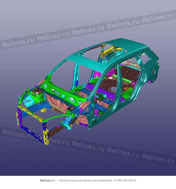 Vehicle body frame - 50000***AADYJ