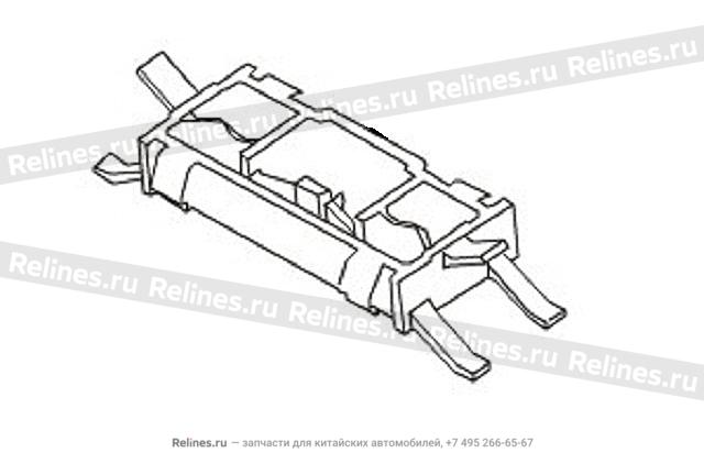 Roof panel trim strip positioning clip - 55011***V08A