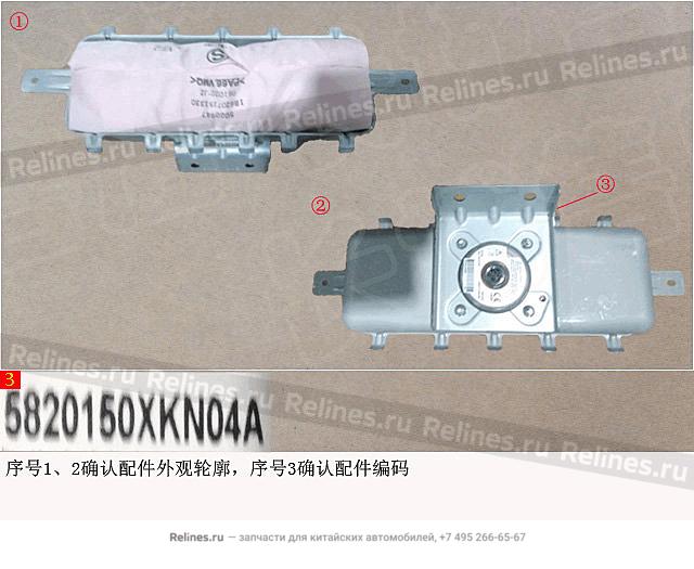 Подушка безопасности пассажира в сборе - 58201***N04A